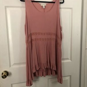 Soft Pink Long Shirt 💗 NWOT